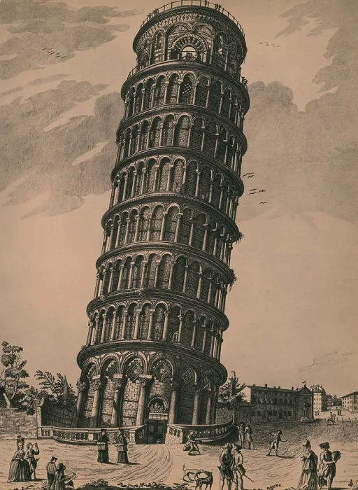 Framed Print : Leaning Tower of Pisa Framed Print : Leaning Tower of Pisa