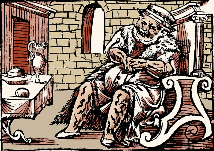 Framed Print : Leech Bloodletting for Weight Reduction, 1598