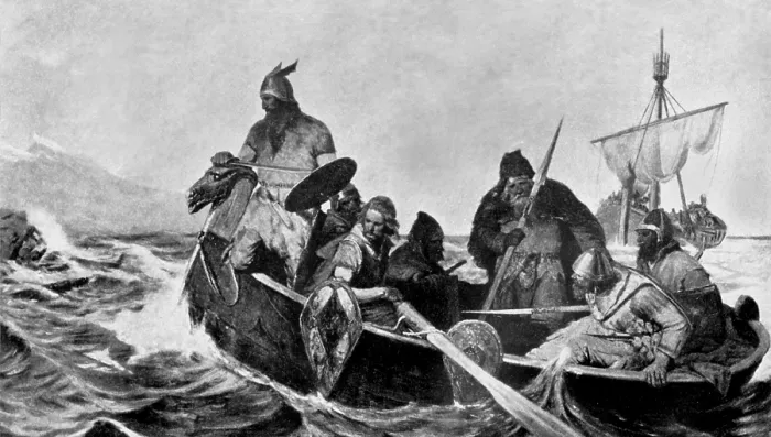 Framed Print : Leif Erikson, Norse Explorer
