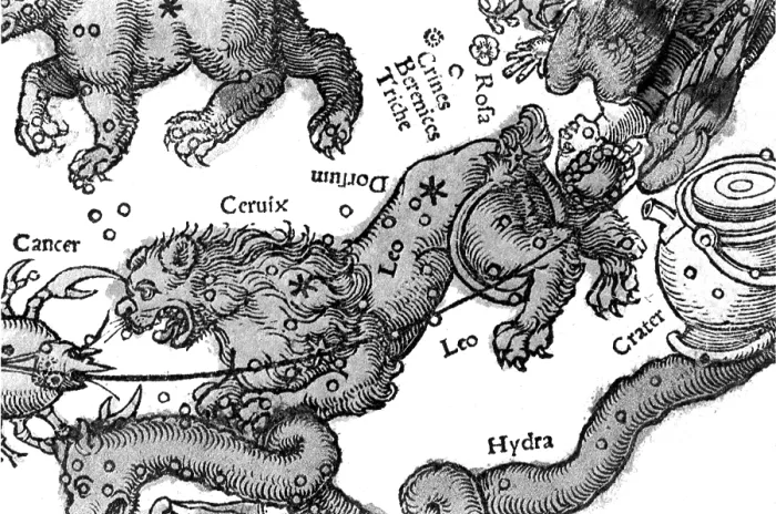 Framed Print : Leo Constellation, Zodiac Sign, Apianus, 1529 Framed Print : Leo Constellation, Zodiac Sign, Apianus, 1529