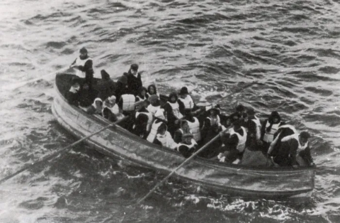 Framed Print : Lifeboat Rescuing Voyager off Titanic Framed Print : Lifeboat Rescuing Voyager off Titanic