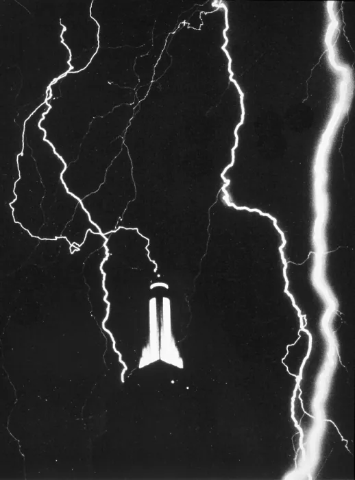Framed Print : Lightning Strikes Empire State Building, 1934 Framed Print : Lightning Strikes Empire State Building, 1934