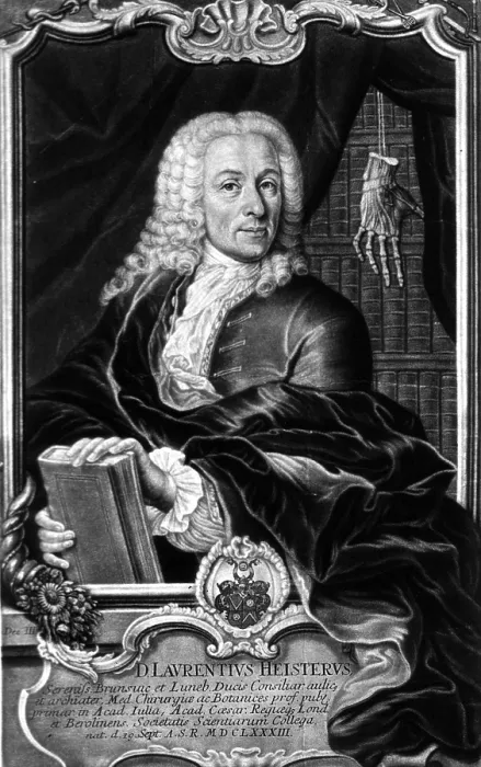 Framed Print : Lorenz Heister, German Anatomist and Botanist