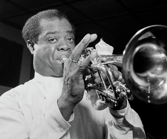 Framed Print : Louis Armstrong, American Jazz Musician