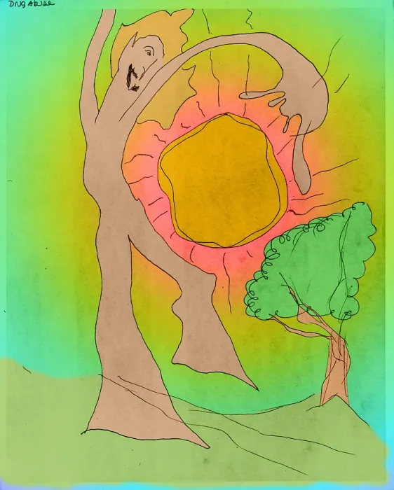 Framed Print : LSD Drawing Framed Print : LSD Drawing
