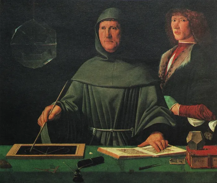 Framed Print : Luca Pacioli, Franciscan Friar and Mathematician Framed Print : Luca Pacioli, Franciscan Friar and Mathematician