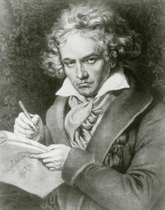 Framed Print : Ludwig van Beethoven, German Composer Framed Print : Ludwig van Beethoven, German Composer