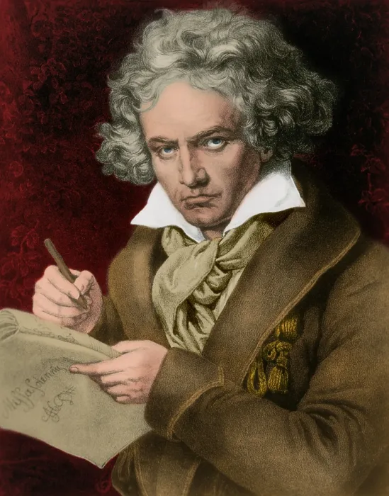 Framed Print : Ludwig van Beethoven, German Composer Framed Print : Ludwig van Beethoven, German Composer