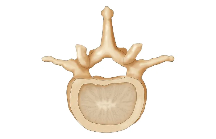 Framed Print : Lumbar Vertebra Framed Print : Lumbar Vertebra
