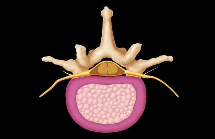 Framed Print : Lumbar Vertebra and Normal Disk Framed Print : Lumbar Vertebra and Normal Disk