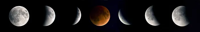 Framed Print : Lunar Eclipse