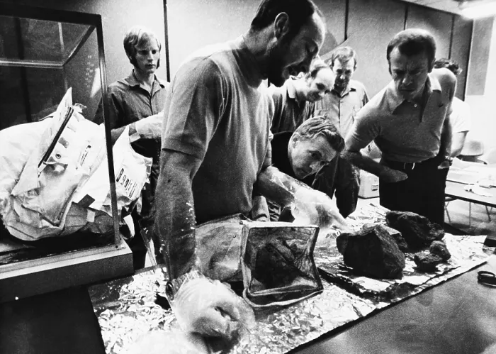 Framed Print : Lunar Rock Specimens From Apollo 14 Mission Framed Print : Lunar Rock Specimens From Apollo 14 Mission