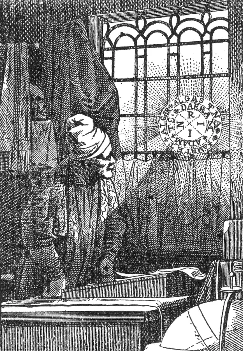 Framed Print : Macrocosm Appearing to Doctor Faustus