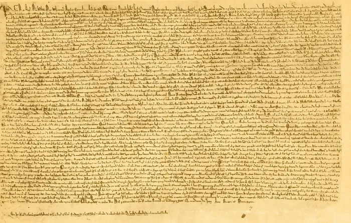 Framed Print : Magna Carta, 1215