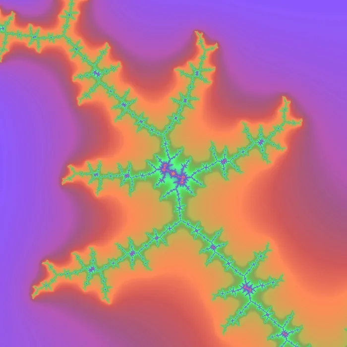 Framed Print : Mandelbrot Fractal
