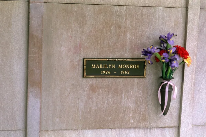 Framed Print : Marilyn Monroe's Grave Framed Print : Marilyn Monroe's Grave