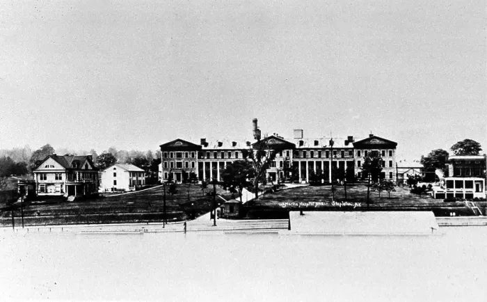Framed Print : Marine Hospital, Staten Island, NY Framed Print : Marine Hospital, Staten Island, NY