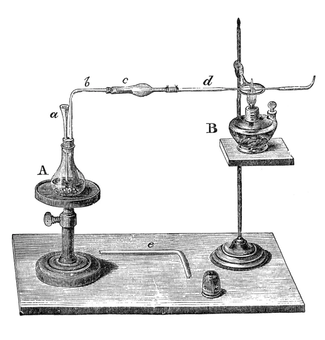 Framed Print : Marsh Test Apparatus, 1867 Framed Print : Marsh Test Apparatus, 1867