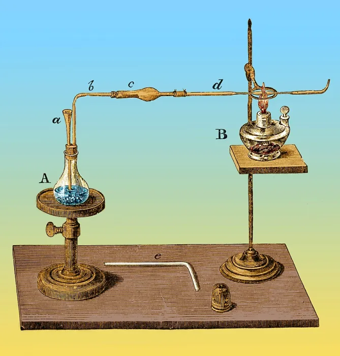 Framed Print : Marsh Test Apparatus, 1867 Framed Print : Marsh Test Apparatus, 1867