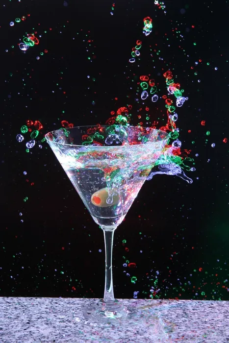 Framed Print : Martini Splash Framed Print : Martini Splash