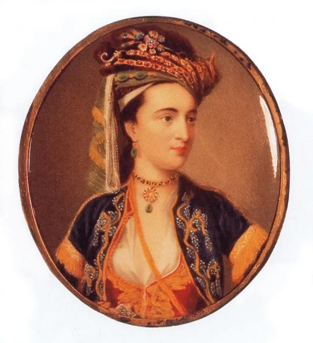 Framed Print : Mary Wortley Montagu, English Author and Poet Framed Print : Mary Wortley Montagu, English Author and Poet