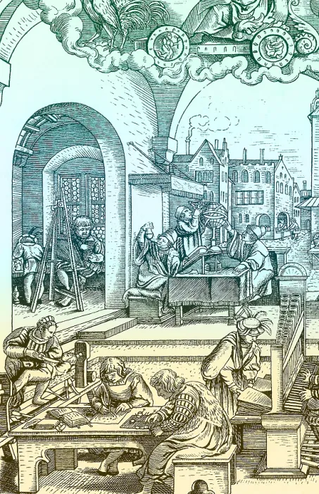 Framed Print : Mathematics: Professions and Sciences, 1530 Framed Print : Mathematics: Professions and Sciences, 1530