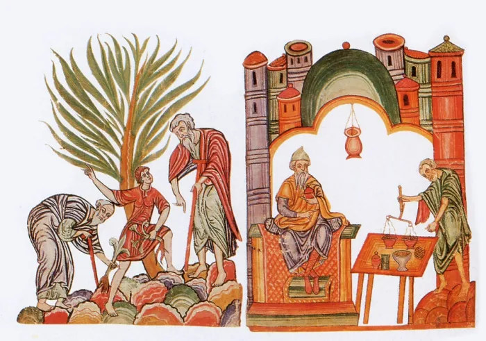 Framed Print : Medieval Arabic Pharmacists Framed Print : Medieval Arabic Pharmacists