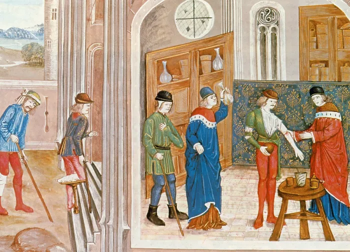 Framed Print : Medieval Medicine, 15th Century