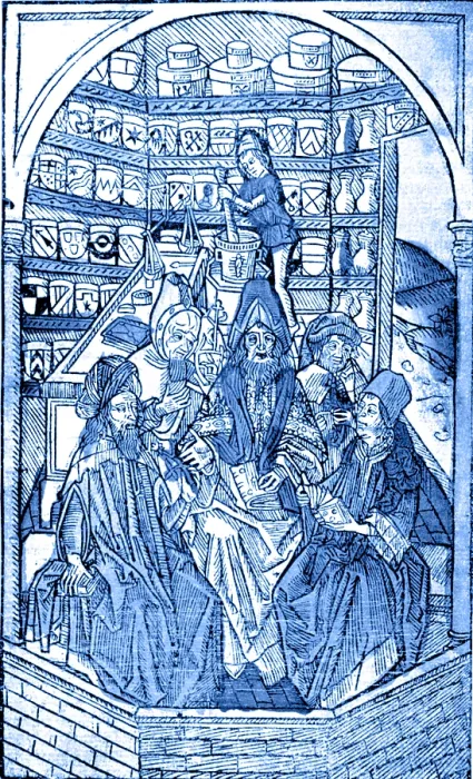 Framed Print : Medieval Pharmacy