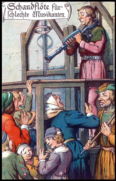Framed Print : Medieval Punishment, Shame Flute Framed Print : Medieval Punishment, Shame Flute
