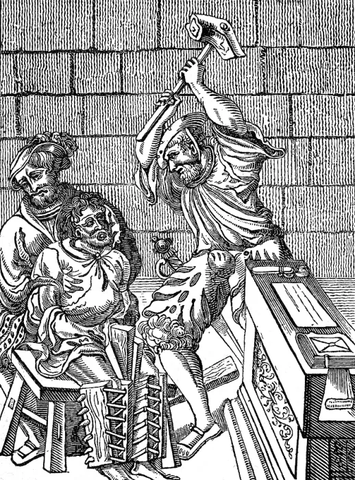 Framed Print : Medieval Torture, The Boot Framed Print : Medieval Torture, The Boot
