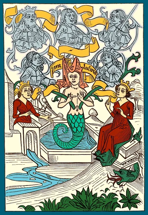 Framed Print : Melusine, Legendary Creature