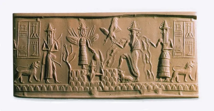 Framed Print : Mesopotamian Gods Framed Print : Mesopotamian Gods