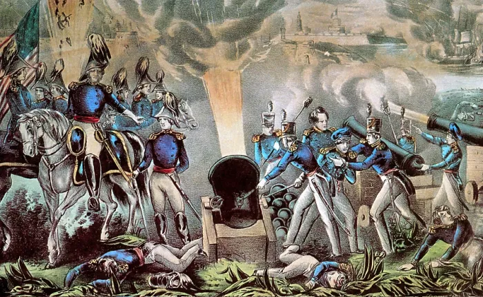 Framed Print : Mexican-American War, Siege of Veracruz, 1847 Framed Print : Mexican-American War, Siege of Veracruz, 1847