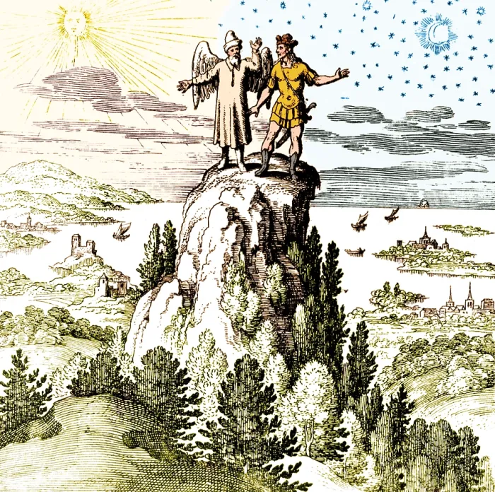 Framed Print : Microcosm, Macrocosm, 17th Century