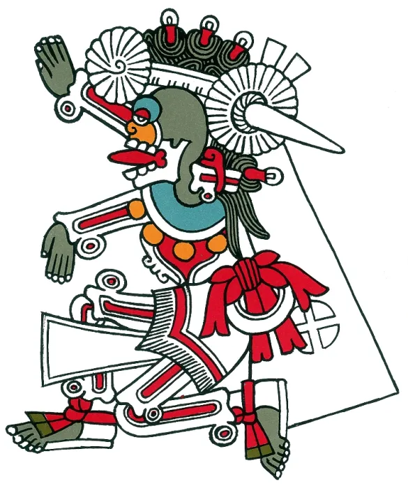 Framed Print : Mictlantecuhtli, Aztec God of Death, 15th century