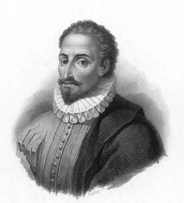 Framed Print : Miguel de Cervantes, Spanish Author Framed Print : Miguel de Cervantes, Spanish Author