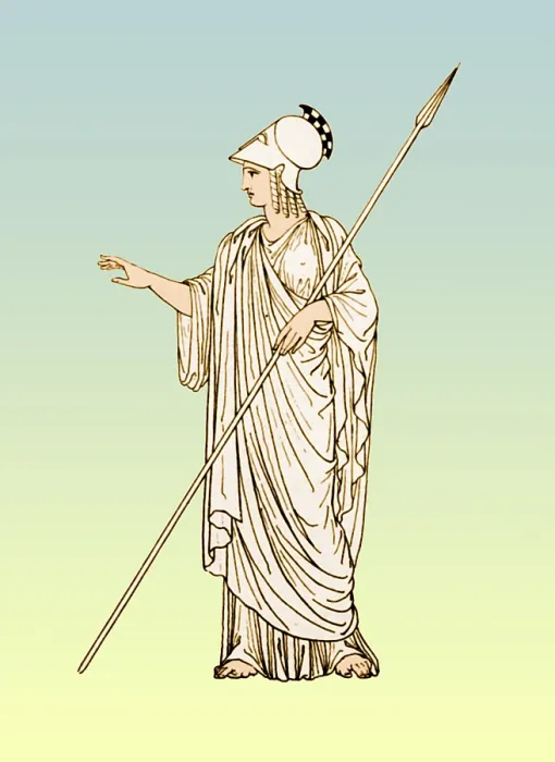Framed Print : Minerva, Roman Goddess of Wisdom