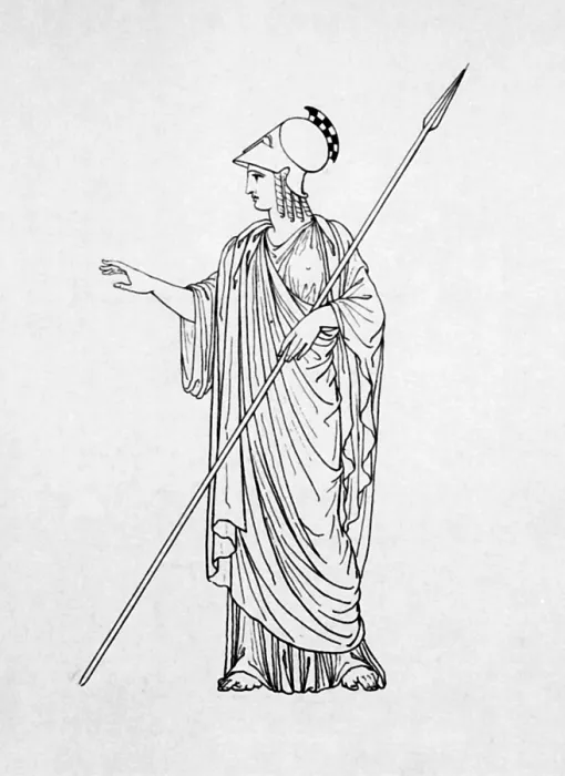Framed Print : Minerva, Roman Goddess of Wisdom