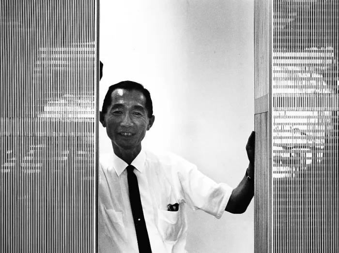Framed Print : Minoru Yamasaki, Architect Framed Print : Minoru Yamasaki, Architect
