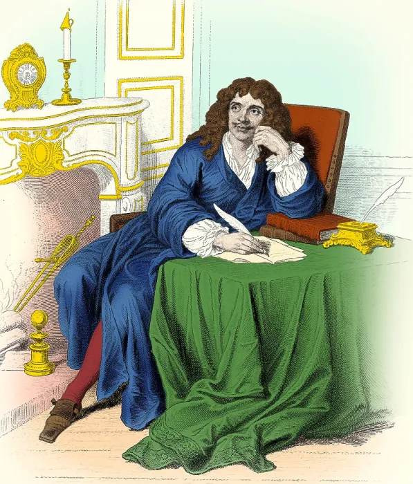 Framed Print : Moliere, French Playwright and Actor Framed Print : Moliere, French Playwright and Actor
