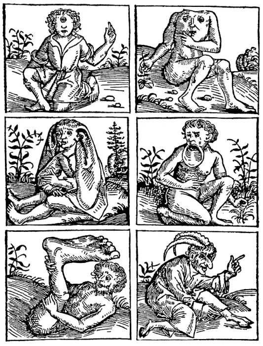 Framed Print : Monsters of Land, Sea and Air, 1475 Framed Print : Monsters of Land, Sea and Air, 1475