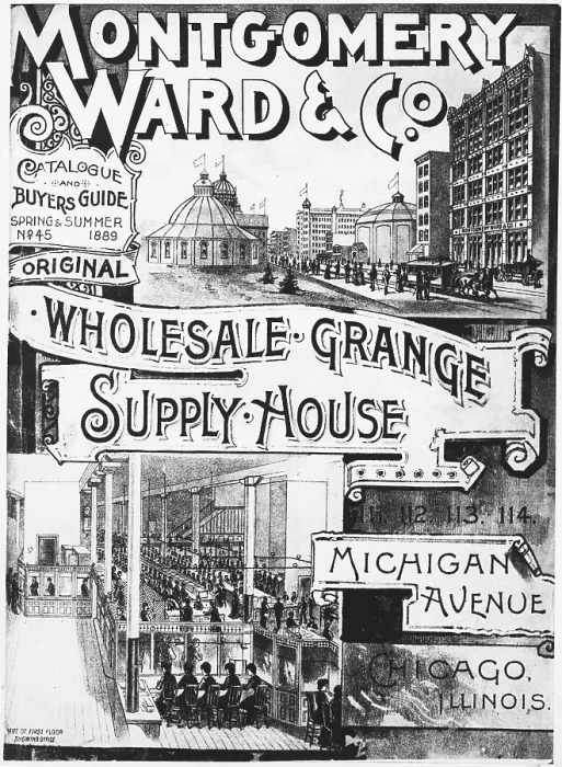 Framed Print : Montgomery Ward Catalogue, 1889
