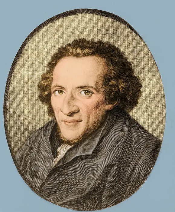 Framed Print : Moses Mendelssohn, German Philosopher