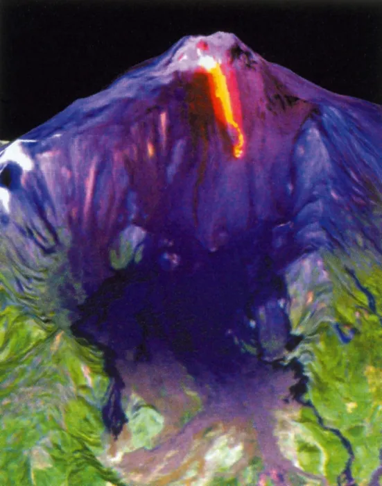 Framed Print : Mount Etna, Satellite Image Framed Print : Mount Etna, Satellite Image