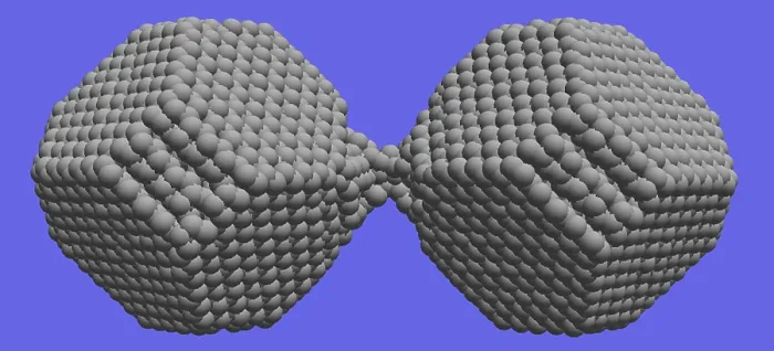 Framed Print : Nanoscale Ductility, 1 of 2