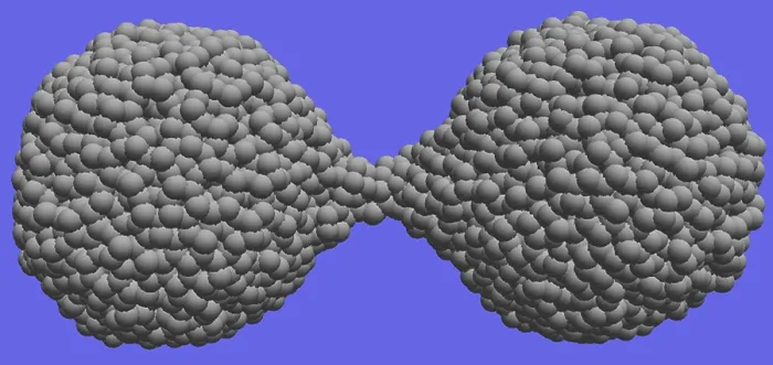Framed Print : Nanoscale Ductility, 2 of 2 Framed Print : Nanoscale Ductility, 2 of 2