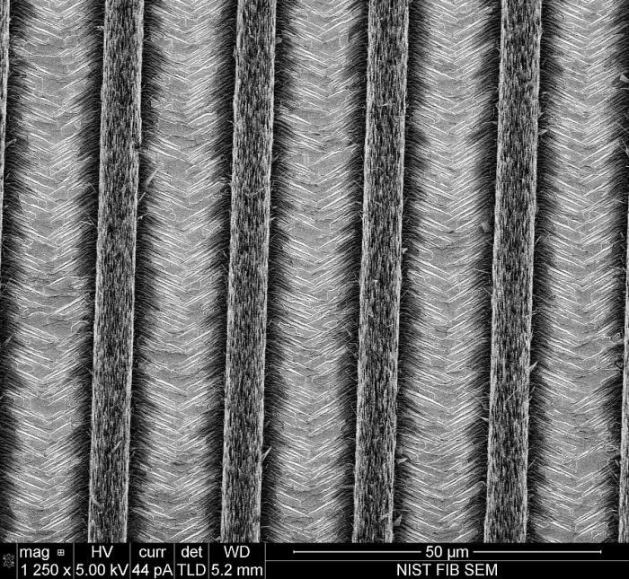 Framed Print : Nanowires, Nanowalls, under a microscope (SEM)