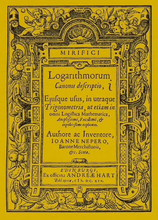 Framed Print : Napier's treatise on logarithms Framed Print : Napier's treatise on logarithms