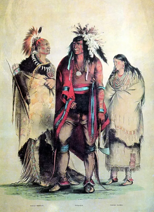 Framed Print : Native American Indians, 19th Century